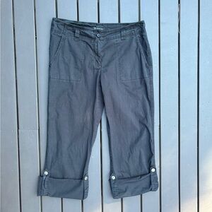 Black Capri Adjustable Length Pants